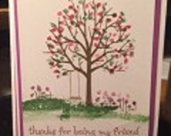 Thanks for being my friend card