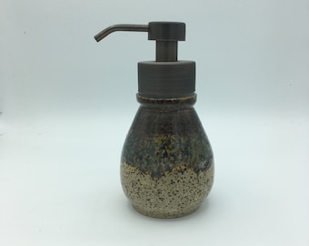 Foaming Soap Dispenser, ceramic soap dispenser, ceramic foamer, metal foam soap pump, pottery foamer, foam soap bottle