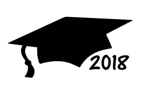 Download Graduation Cap Car Decal 2018 Graduation Gift Class of 2018