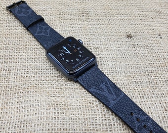 etsy louis vuitton apple watch strap