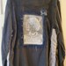 Bohemian. Rock and roll shirt. Hippy. Upcycled. California. Vintage. Jimmy hendrix shirt. Boro. Gibbous . textile