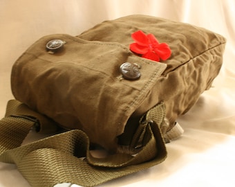 Vintage Military Bag, Crossbody Bag, Canvas Bag, Vintage Messenger Bag, Military Bag, Messenger Bag, Shoulder Bag, Army Bag, Cross Body Bag