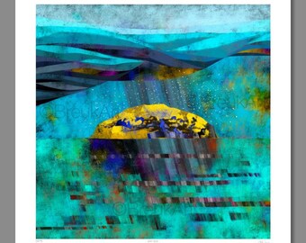 West Rock (Ailsa Craig). Large Giclee print.