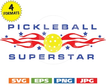 Download Pickleball clip art | Etsy