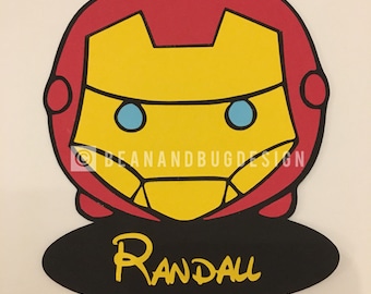 PERSONALIZED "Iron Man" Tsum Tsum Magnet