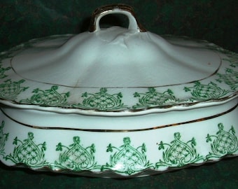 K T and K Knowles Taylor and Knowles Antique covered Vegetable