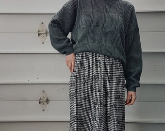 Vintage* Green knit Pull Over