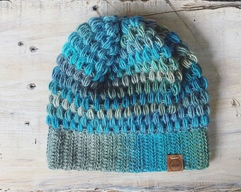 Sky blue slouchy hat