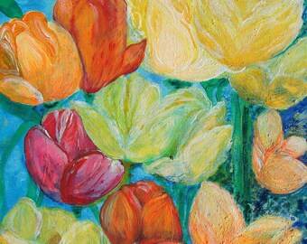 Tulips in the Night