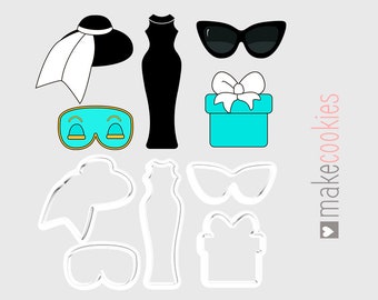 Audrey Cookie Cutter Set #1
