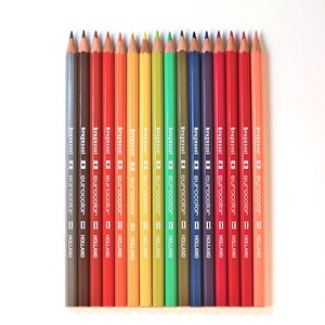 New Bruynzeel Eurocolor Colored Pencils set of 16 different colors
