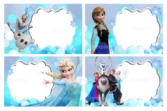 disney-frozen-editable-label