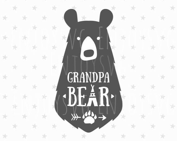 Download Grandpa Bear SVG Greandfarther Bear SVG Files Grandpa Bear SVG