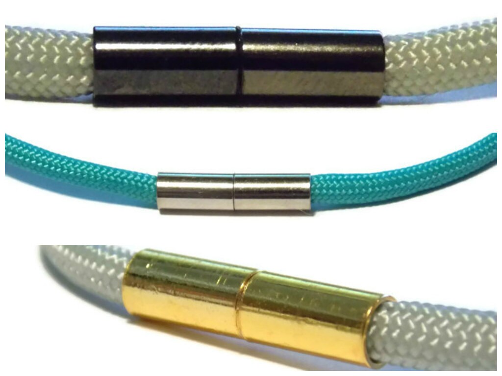 Necklace Jewelry Clasp End Cap Closure 4mm Hole for