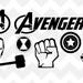 Avengers Bundle SVG, Avengers SVG, Iron Man svg, Thor svg, Captain America svg, Silhouette Cricut, Cut File