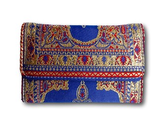 Vegan wallet women, Unique wallet, Unique women's wallet, Ethnic wallet, Tribal wallet, Tapestry wallet, red hippie wallet, bohemian wa