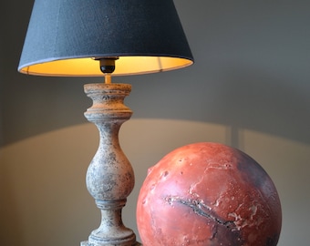 Handcrafted Mars Globe with 3D topography - Red Planet