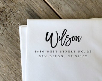 Personalized Return Address Stamp, Custom Stamp, Self Inking Stamp, Custom Return Address Stamp, Self Inking Wedding Stationery Stamper