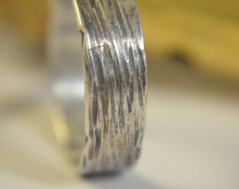 Oxidised Sterling Silver Gents Ring -