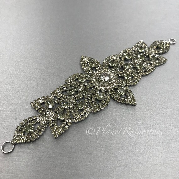 Black Rhinestone Applique #0169