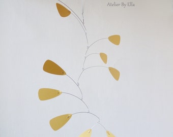 Kinetic mobile, Hanging mobile, Art for home, decor with movement