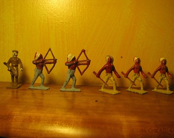 Vintage Lincoln Log Figures