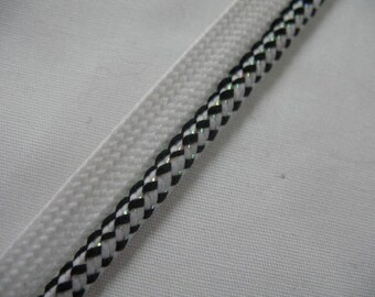 White Black and IRIDESCENT Pillow Trim Piping Cord Gimp