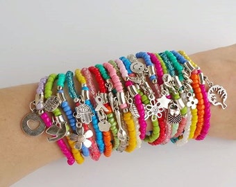 friendship bracelet - wholesale Bracelets - Boho Bracelets - stretch bracelet - layering jewelry - bohemian bracelet - boho stack - festival