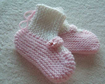 Mary Jane Baby Booties