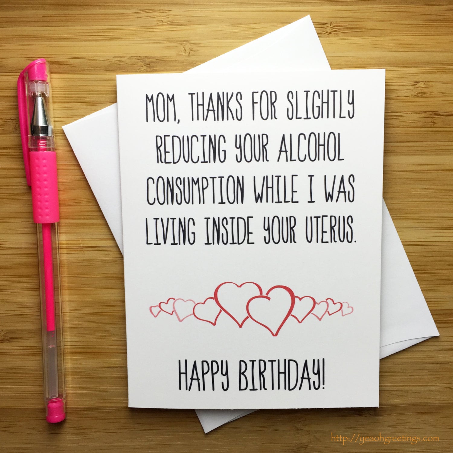 Mother Birthday Card Bday Card Mum Funny Birthday Card