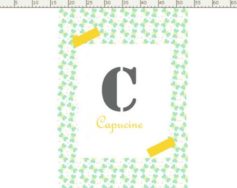 Original textile poster