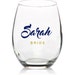 Wedding Party Glass Tumbler Decal - Vinyl Sticker - Choose TWO Colors