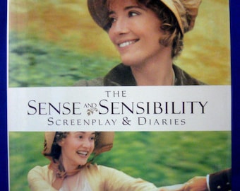 Book Sense And Sensibility Diaries By Emma Thompson 1995 Diary Of The Movie Filming Jane Austen