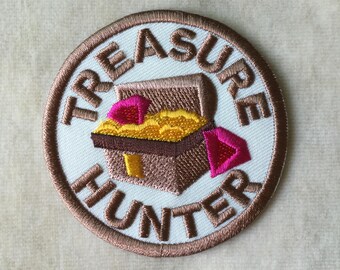 Treasure Hunter Iron On Patch