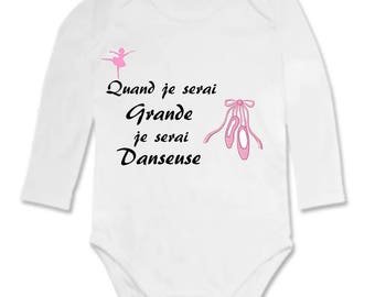 Bodysuit when I grow... personalized with name