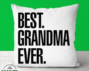 Best Grandma Ever, Grandpa Gift, Grandma Birthday, Father's Day, Grandma Pillow, Grandma Gift Idea, Baby Shower, Pregnancy
