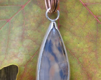 Montana agate in sterling silver
