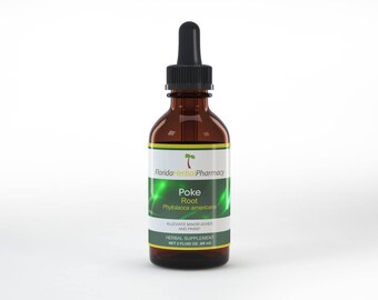 Poke (Phytolacca americana) Tincture / Extract 2 oz. Florida Herbal Pharmacy