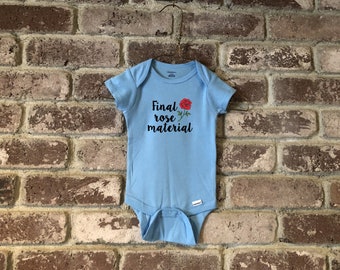 The Bachelor TV Gerber Onesie, The Bachelor TV Baby Onesie, The Bachelorette TV Onesie, The Bachelorette tv Baby Onesie, The Bachelor Baby