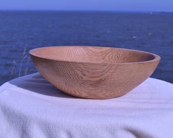 hand turned wooden bowl, reclaimed wood