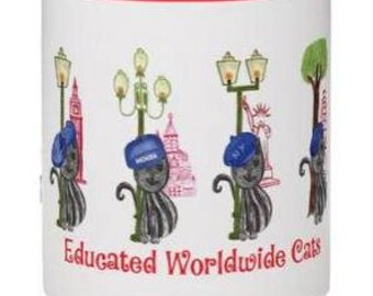 Educated Worldwide Cats - Grey or light brown