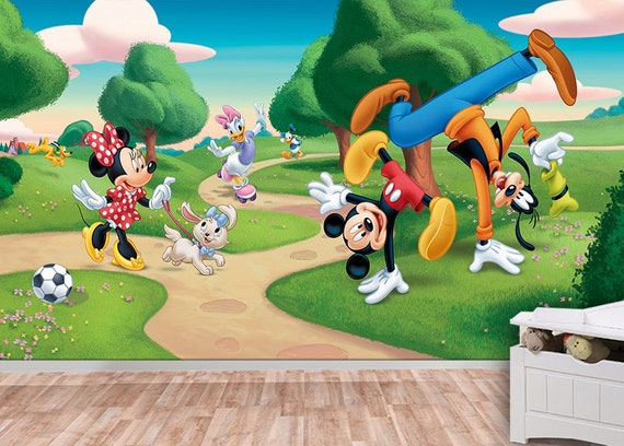 Mickey Mouse Wall mural Wallpaper Wall décor Wall decal