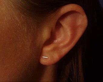 Bar earrings Tiny stud earrings Minimalist earrings Bar stud earrings Tiny earrings Simple earrings Tiny studs Line earrings small earrings