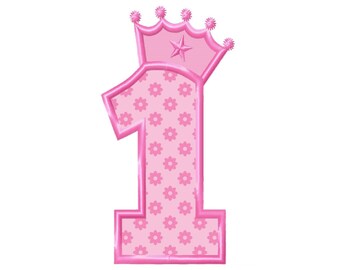 number 1 with crown etsy