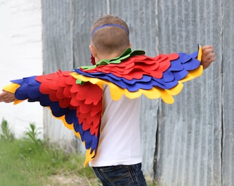 Blue Costume Wings Kids CostumeBlue Bird