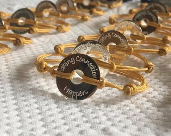 Customizable Silver ESTROMBOLI Donuts bracelet