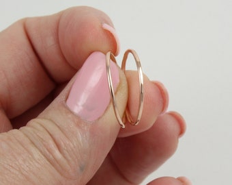 Super thin gold ring | Rose gold ring | Ultra thin ring | Thin rose gold ring | Dainty gold ring | Minimal gold ring | Gold stacking ring