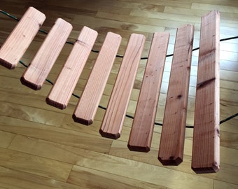 Redwood Xylophone Large: Indoors or Out