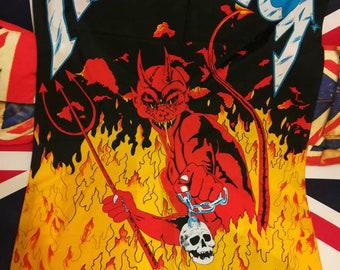 Metallica , '85 flag vintage , official 3k London , Jump in the fire !!!!