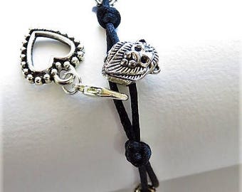 Lion 17615 heart bracelet